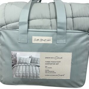 Sixth Street Loft Matcha Green 3 Piece Comforter Set 90”x90”